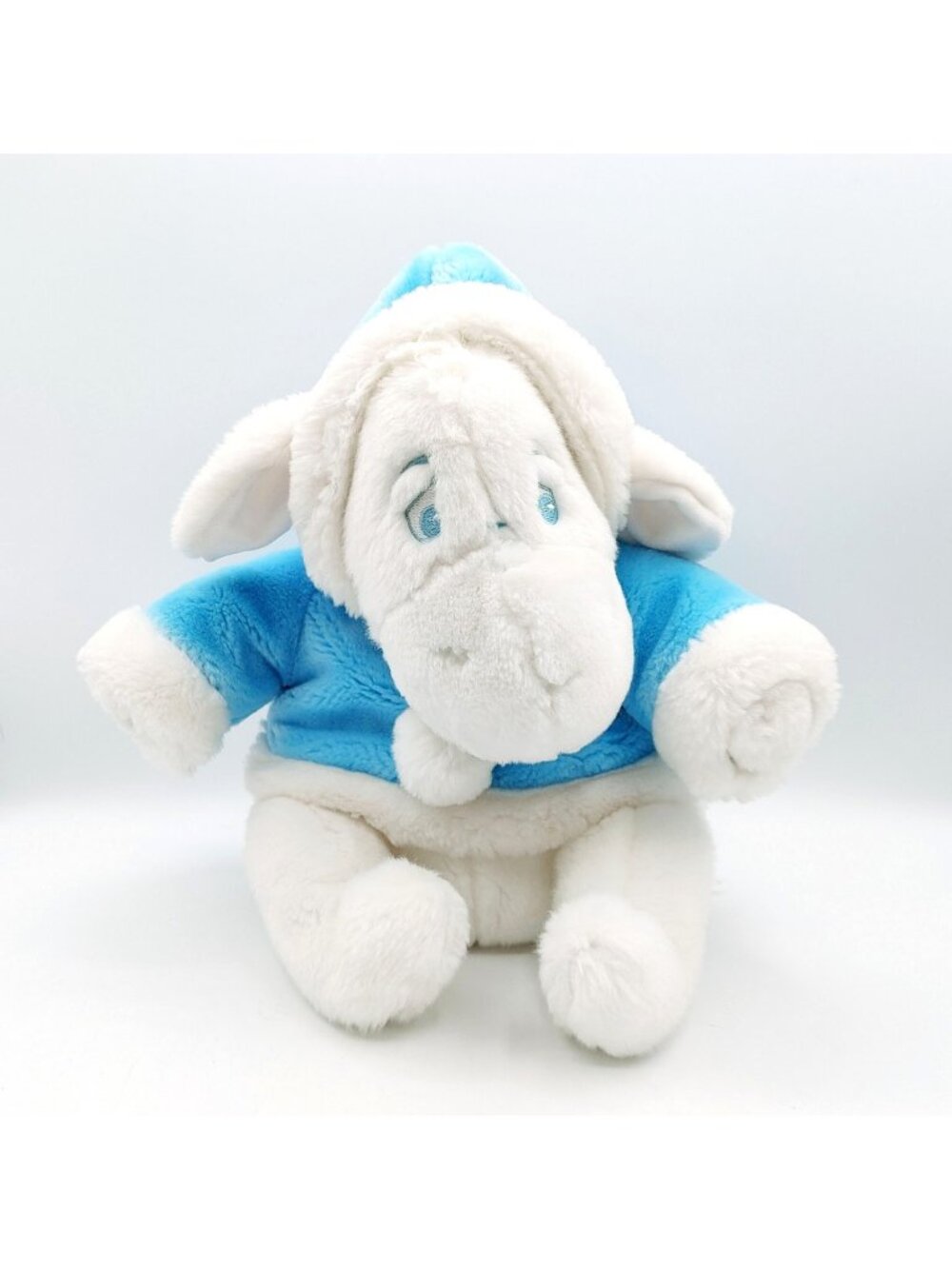Eeyore Plush Disney Store Exclusive Winter Snowball White Blue Hooded Coat